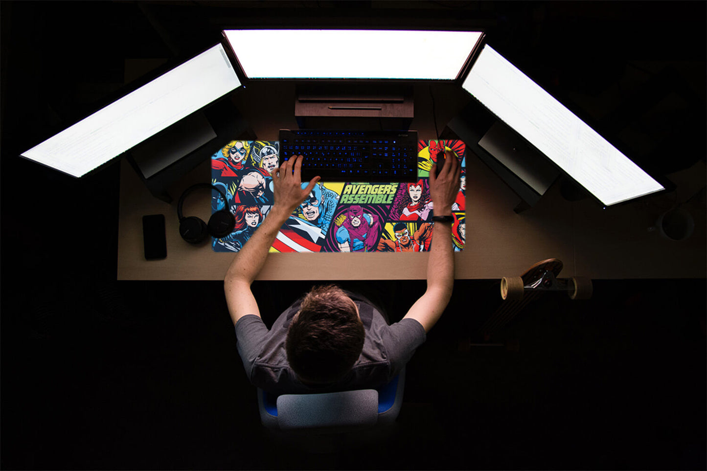 Alfombrilla Escritorio Marvel Comics Superheroes