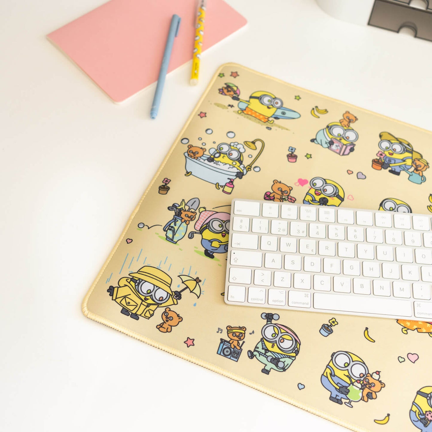 Alfombrilla Escritorio Minions Bob Y Tim