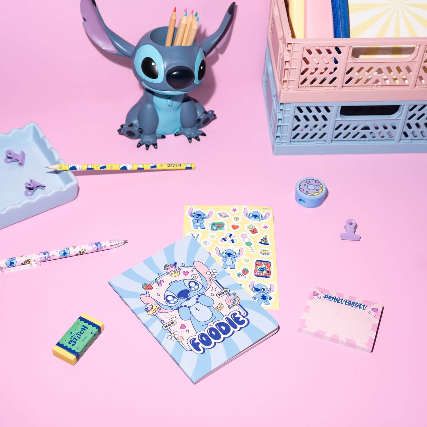 Set Básico Papelería Stitch Disney