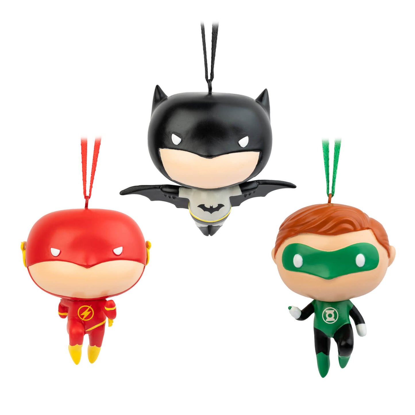 Set Adornos Navidad Dc Comics Batman, Flash Y Green Lantern