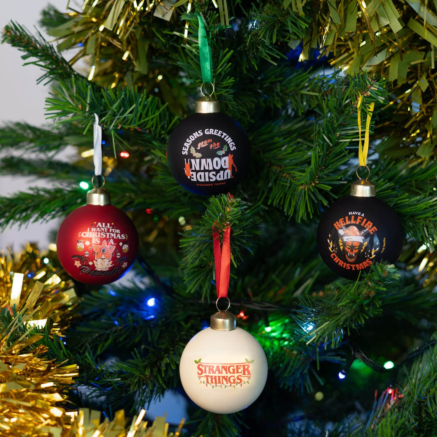 Set Bolas De Navidad Stranger Things