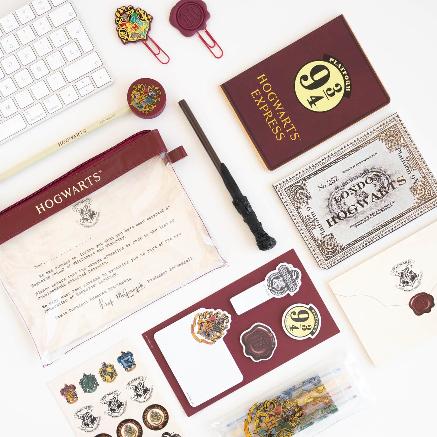 Set De Papelería Harry Potter