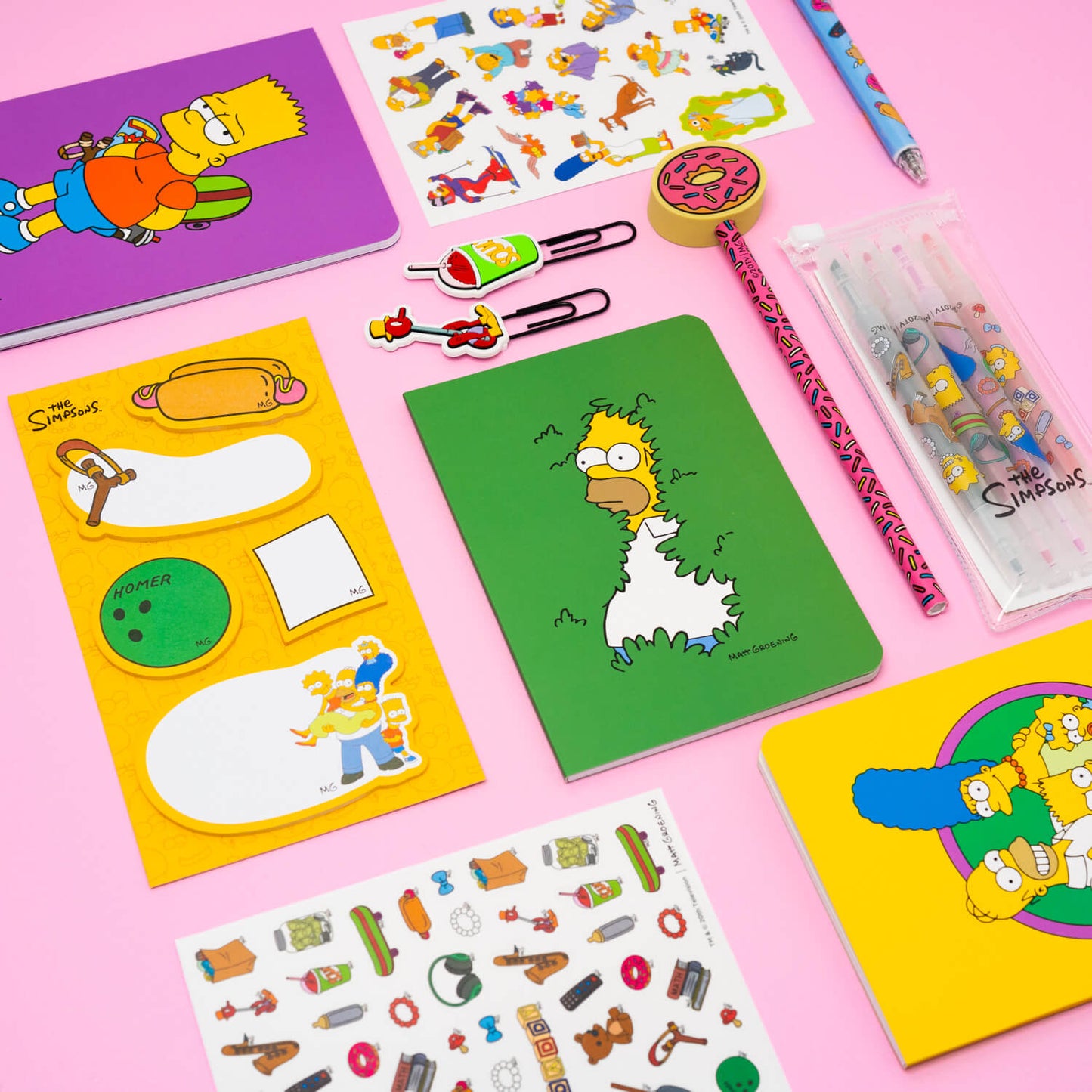 Set De Papelería Los Simpson
