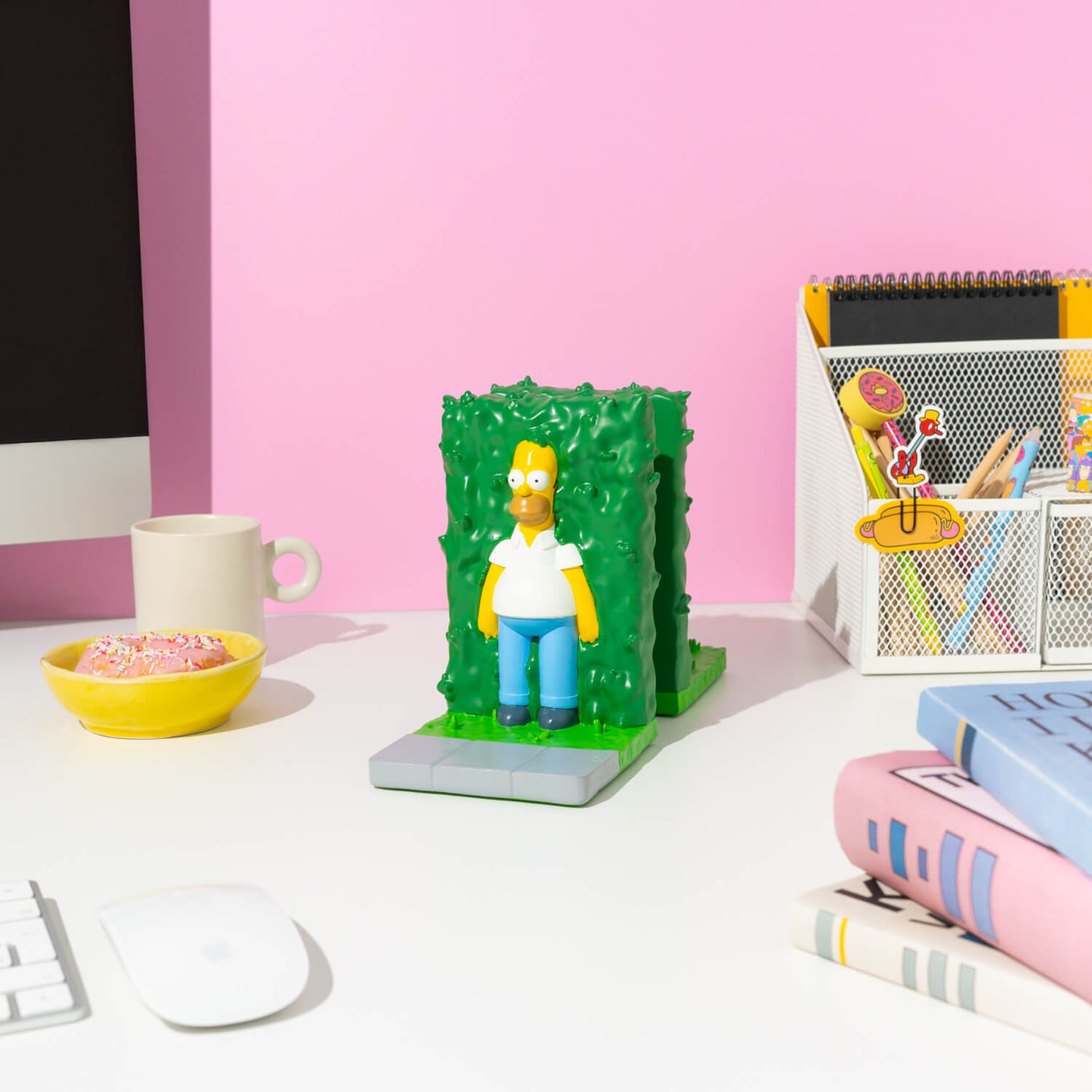 Sujetalibros Los Simpson Homer Arbusto
