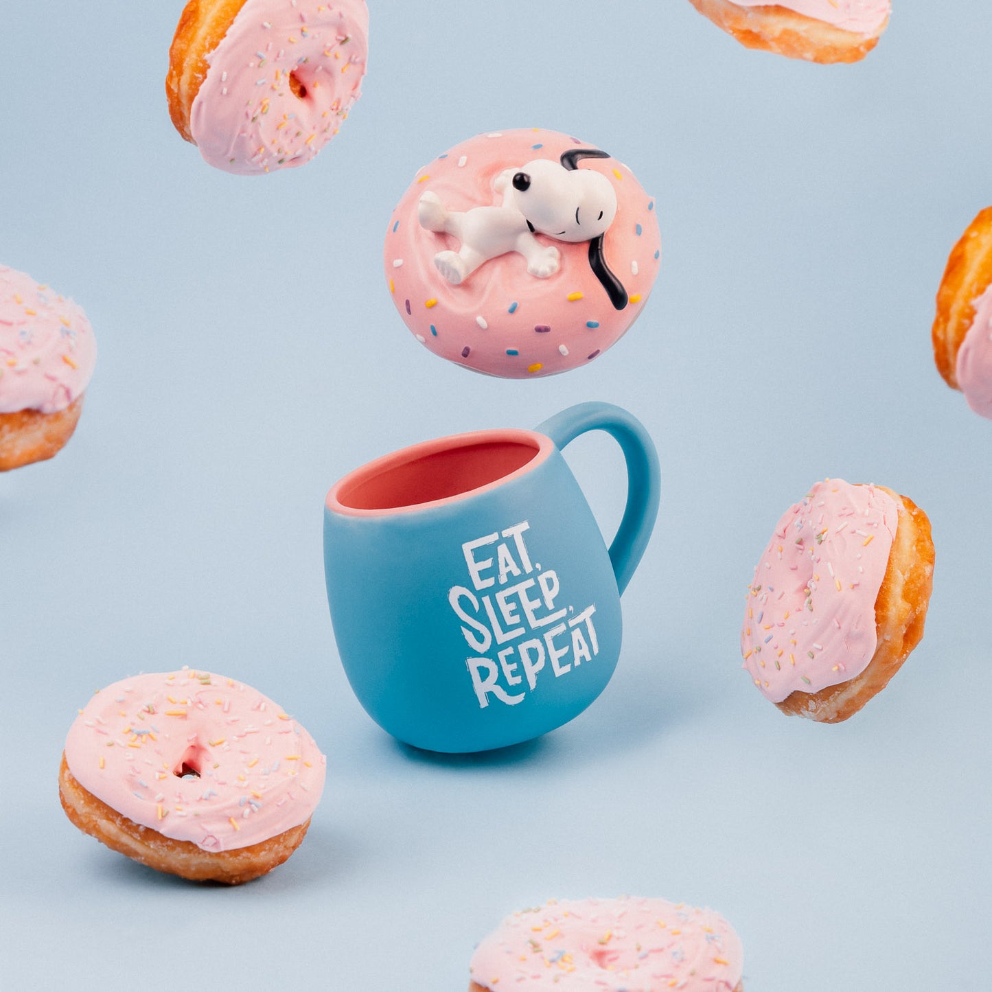 Taza 3D Snoopy Eat Sleep Repeat