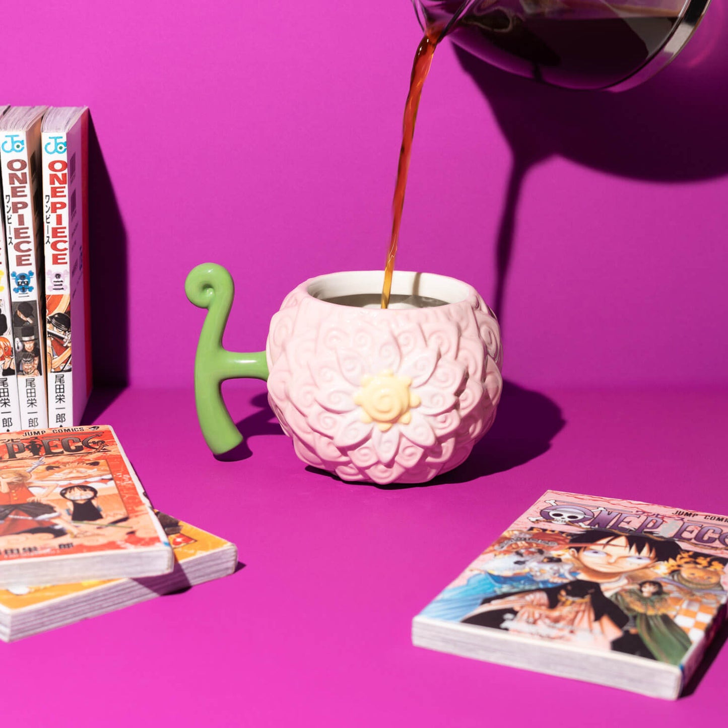 Taza 3D One Piece Fruta Hana Hana
