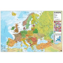 Poster Mapa Europa Pt...