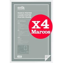 Pack de 4 Marcos Blanco para Maxi Posters 61x91,5 cms