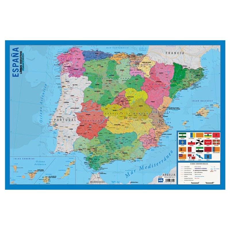 Lamina Educativa Mapa España