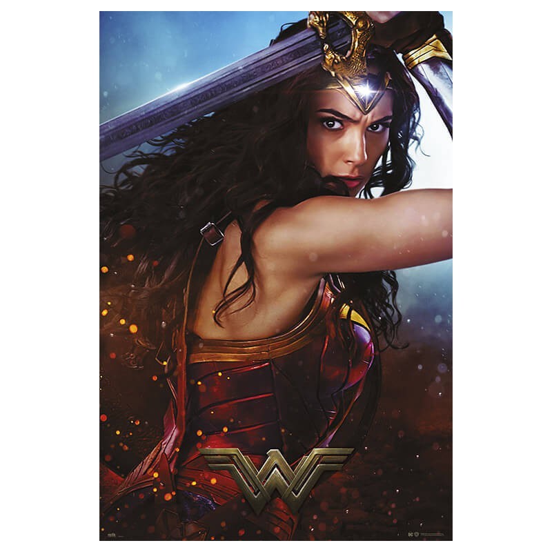 Poster Wonder Woman Espada DC Comics