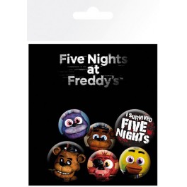 Pack Chapas Five Nights At Freddys