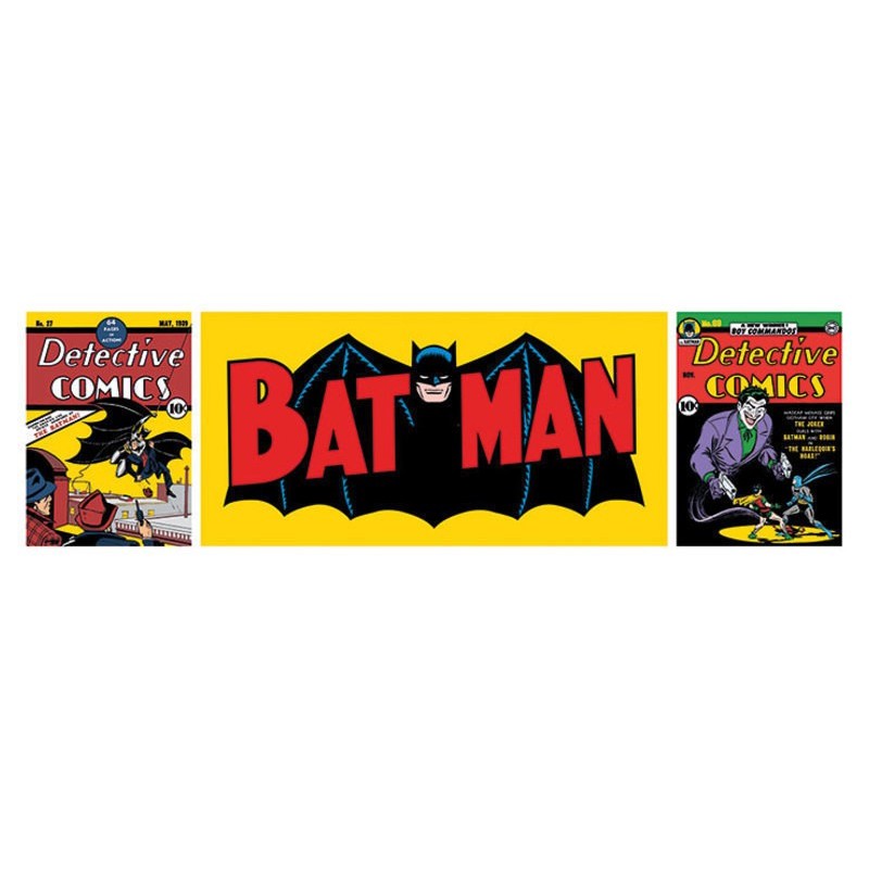 Poster Puerta Batman Pop Art Tryptych