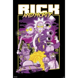 Poster Rick Y Morty Personajes