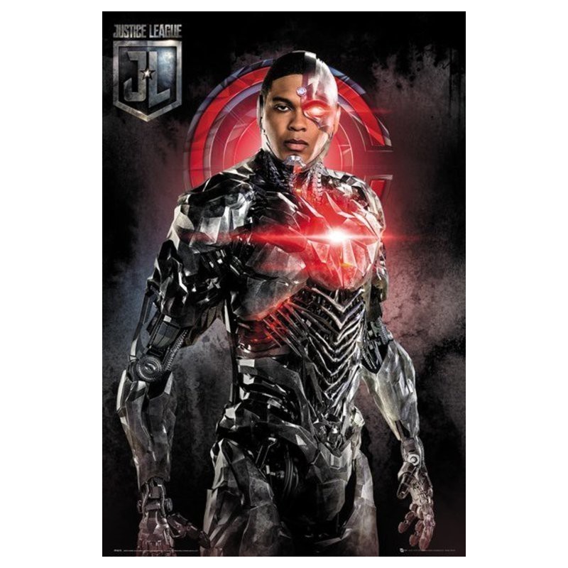 Poster Liga de la Justicia Cyborg