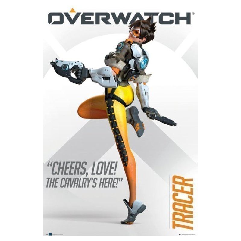 Poster Overwatch Tracer Cheers Love