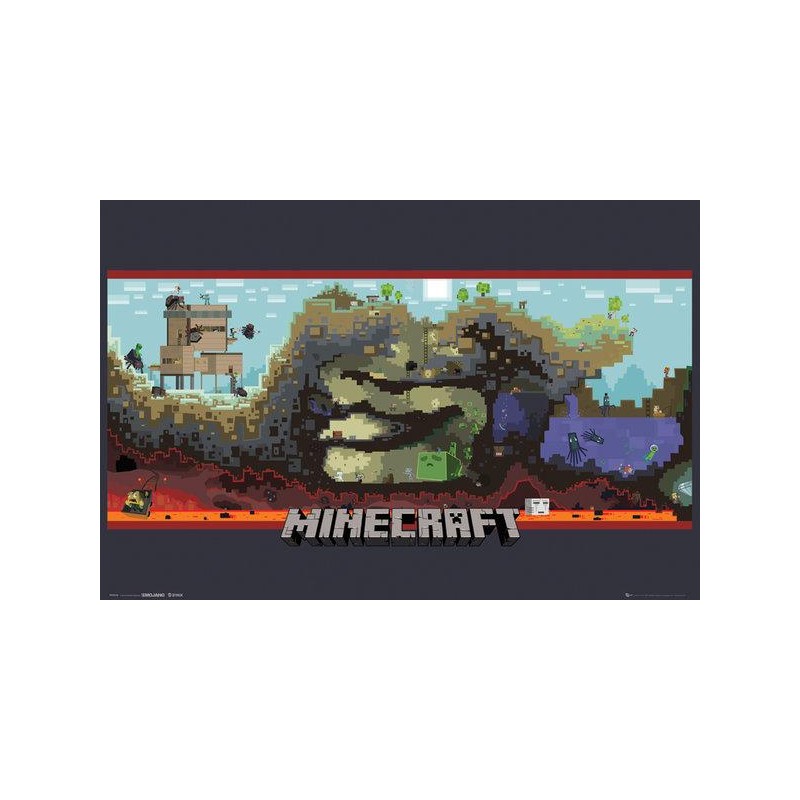 Poster Minecraft Underground