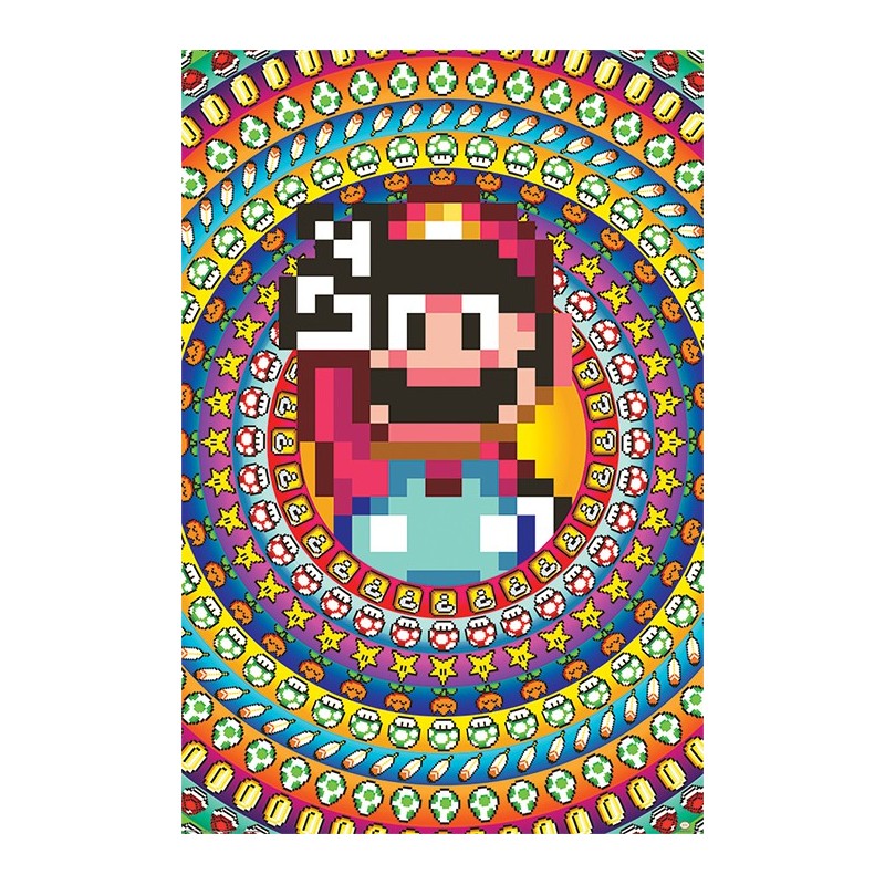 Poster Super Mario Power Ups