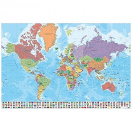 Poster Mapa Mundo Ita...