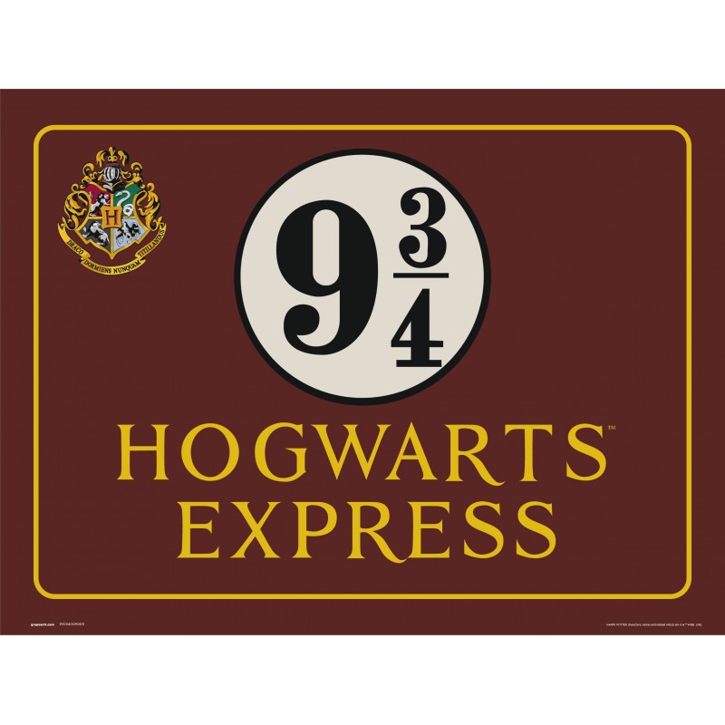 Print Harry Potter Expreso A Hogwarts 30X40 Cm