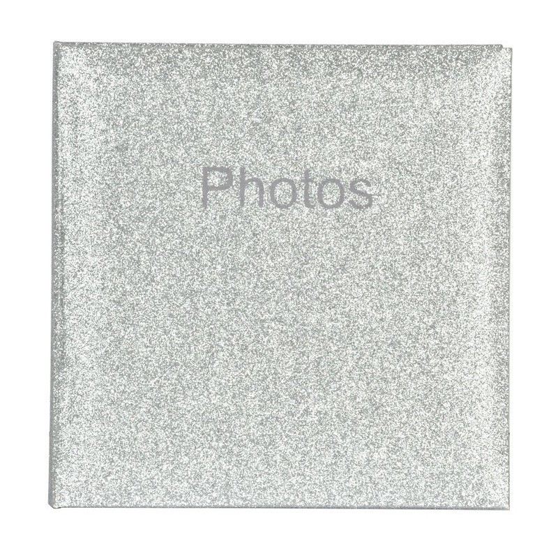 Album Foto 200 Bolsillos 10X15Cm Glitter Silver