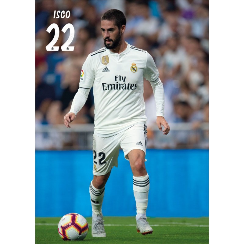 Postal A4 Real Madrid 2018/2019 Isco