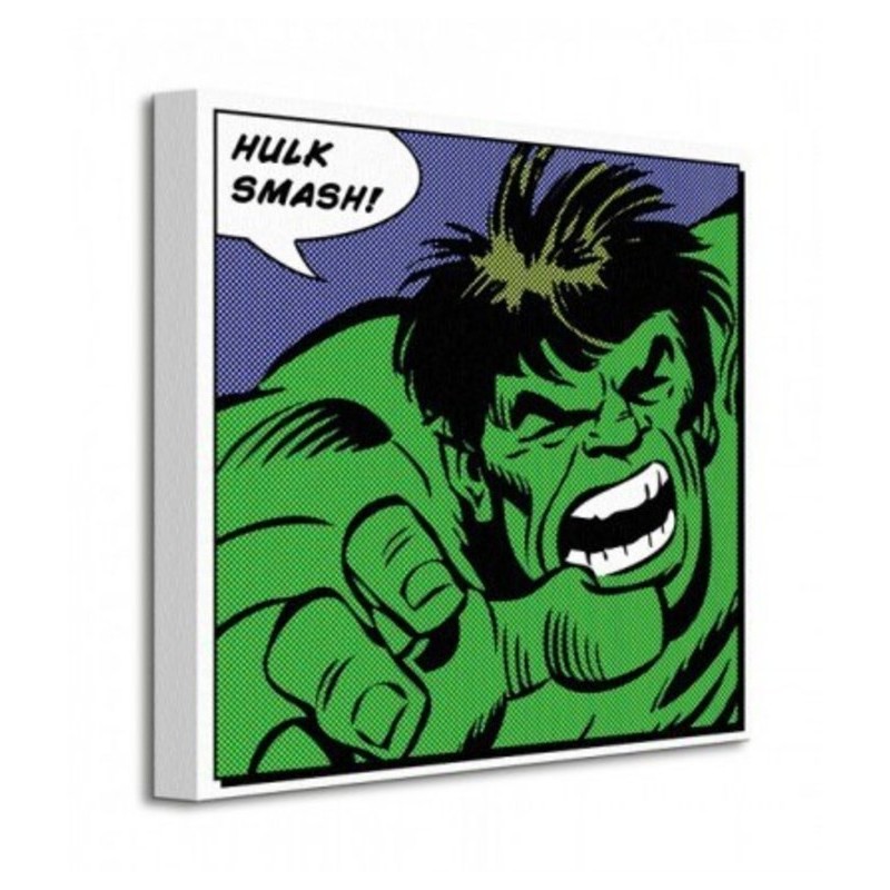 Cuadro Canvas 40X40 Marvel Hulk