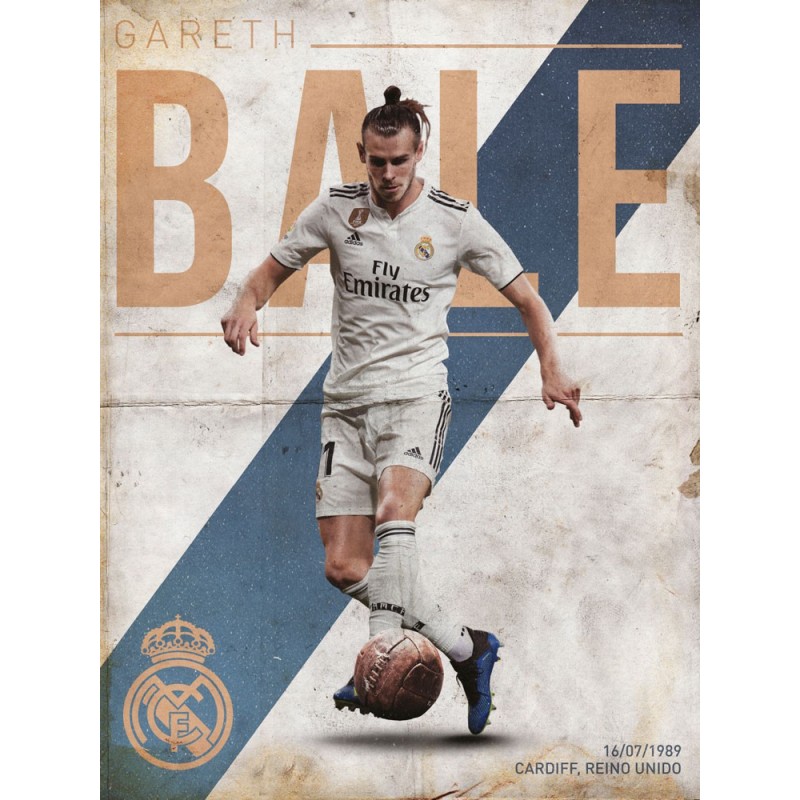 Print 30X40 Cm Real Madrid Bale