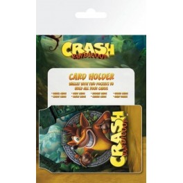 Tarjetero Card Holder Crash Bandicoot Logo