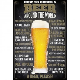 Poster How To Order A Beer