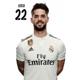 Postal Real Madrid 2018/2019 Isco Busto Mundialito