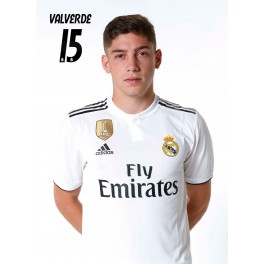 Postal Real Madrid 2018/2019 Valverde Busto Mundialito