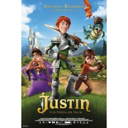 Poster Justin y la Espada...