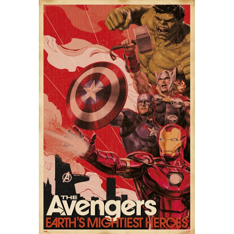Poster Marvel Avengers Earths Mightiest Heroes