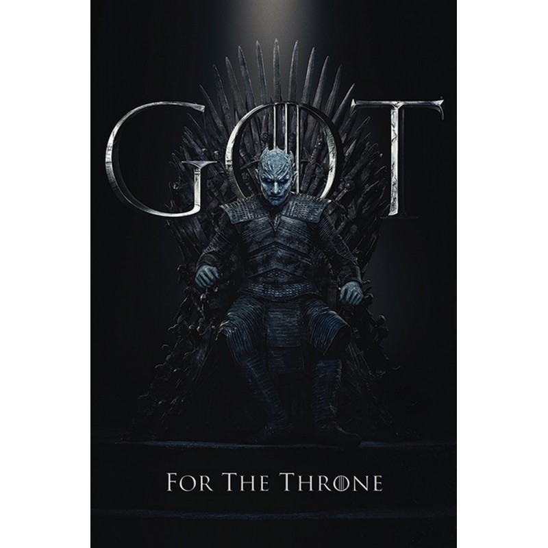 Poster Game Of Thrones The Night King For The Throne