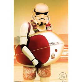 Poster Star Wars Stormtrooper Surf