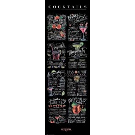 Poster Puerta Lily & Val Cocktails