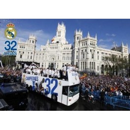 Postal A4 Real Madrid...