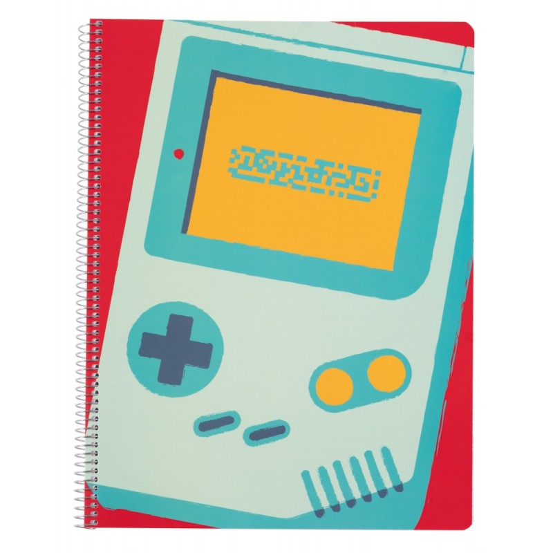 Cuaderno Tapa Polipropileno A4 Pautado Microperforado Gamer Nueva Coleccion