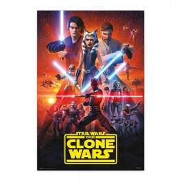 Poster Star Wars The Clone...
