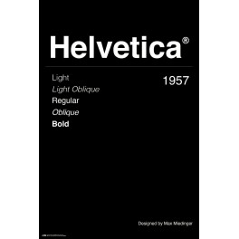 Poster Helvetica
