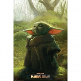 Poster Baby Yoda Star Wars...