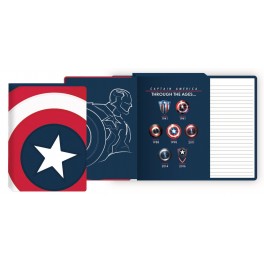 Cuaderno A5 Marvel Capitan...