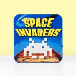 Lampara 3D Space Invaders Logo