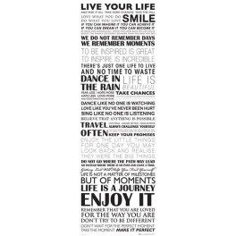 Poster Puerta Live Your Life