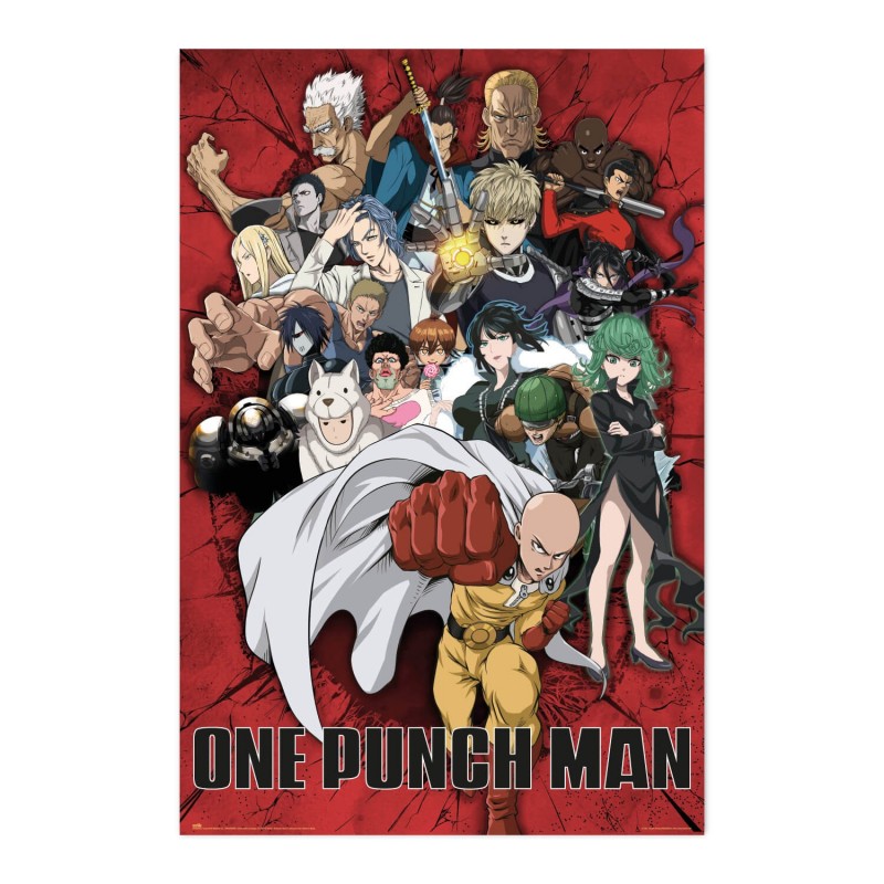 Poster One Punch Man Heroes Webcomic
