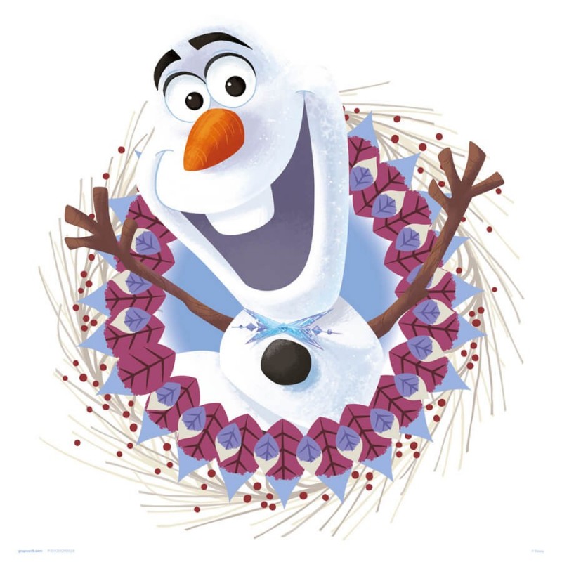 Print Frozen Olaf Disney 30X30 Cm