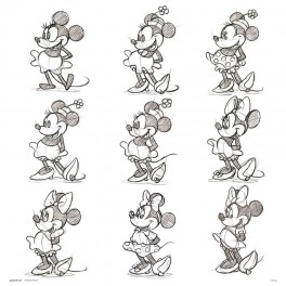 Print Minnie Mouse Bocetos...