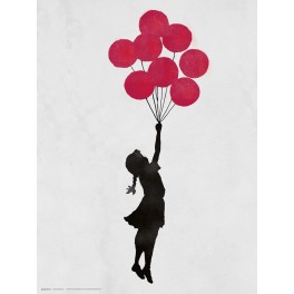 Print Banksy Floating Girl...