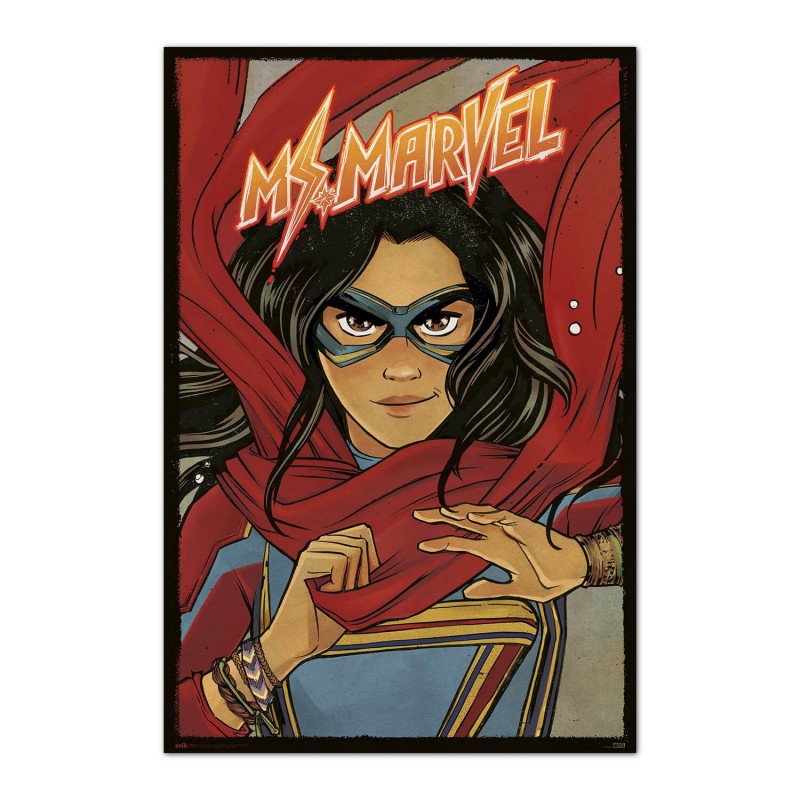 Poster Miss Marvel Comic Book Marvel Studios