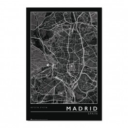 Poster Mapa De Madrid En...